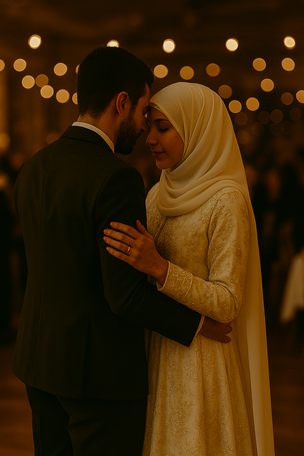 Wedding rings and flowers